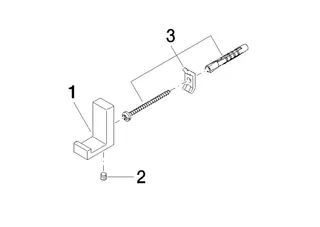 Dornbracht Haken SERIENSPEZIFISCH 83251780 Messing gebürstet (23kt Gold) – Bild 4