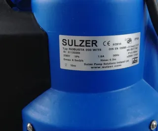 Sulzer ABS Tauchpumpe Robusta 200 WT/S Schmutzwasserpumpe – Bild 2