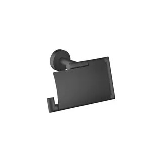 Dornbracht Papierrollenhalter mit Deckel SERIENSPEZIFISCH 83510979 Schwarz matt