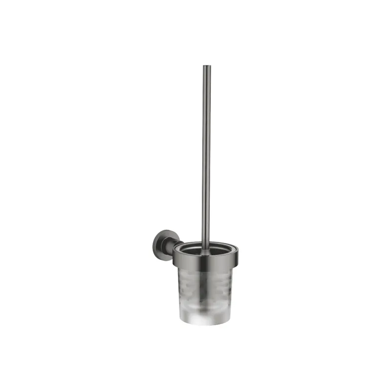 Dornbracht Toiletten-Bürstengarnitur, Wandmodell TARA 83900892 Dark Platinum gebürstet