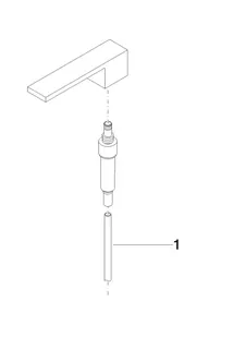 Dornbracht Spender Kopf kpl. ERSATZTEILE 90101051600 Chrom – Bild 2