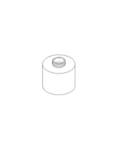 Dornbracht Spender Aufnahme, Stand ERSATZTEILE 90101052400 D 60 x 49 mm Chrom – Bild 2