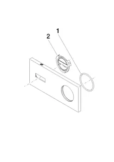 Dornbracht Abdeckung ERSATZTEILE 90110118600 80 x 180 x 9 mm Cyprum – Bild 2