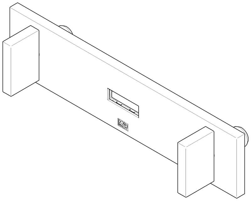 Dornbracht Abdeckung ERSATZTEILE 90110119000 260 x 60 x 69 mm Chrom