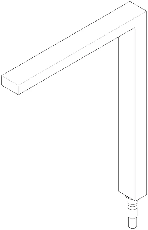 Dornbracht Auslauf ERSATZTEILE 90110618808 336 x 272 x 36 mm, 5,7 l/min. Chrom