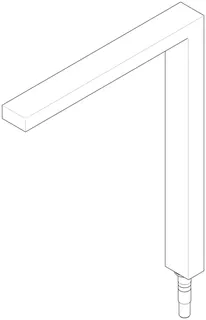 Dornbracht Auslauf ERSATZTEILE 90110618806 336 x 272 x 36 mm, 8 l/min. Chrom