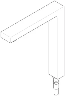 Dornbracht Auslauf ERSATZTEILE 90110619204 221 x 199 x 36 mm, 8 l/min. Chrom