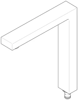Dornbracht Auslauf ERSATZTEILE 90110619205 221 x 199 x 36 mm, 7 l/min. Chrom