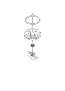 Dornbracht Einsatz Brause-Sieb Seitenbrause ERSATZTEILE 90120101000 70 x 110 x 20 mm – Bild 2