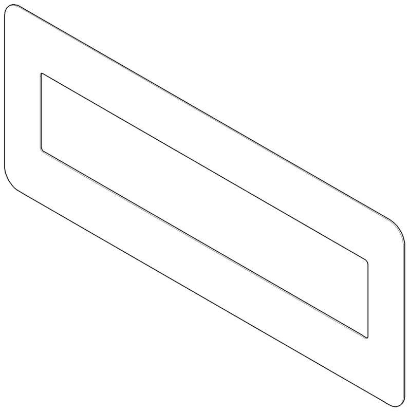 Dornbracht Befestigung Einsatz für Spülbrause ERSATZTEILE 90150107300 110 x 275 x 2 mm
