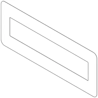 Dornbracht Befestigung Einsatz für Spülbrause ERSATZTEILE 90150107300 110 x 275 x 2 mm