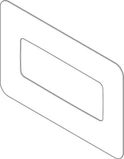 Dornbracht Befestigung Einsatz für Spülbrause ERSATZTEILE 90150107400 100 x 150 x 2 mm – Bild 2
