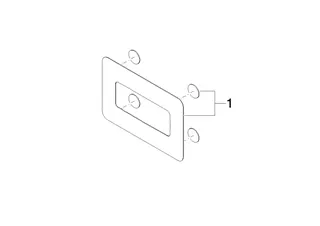 Dornbracht Befestigung Einsatz für Spülbrause ERSATZTEILE 90150107400 100 x 150 x 2 mm – Bild 3