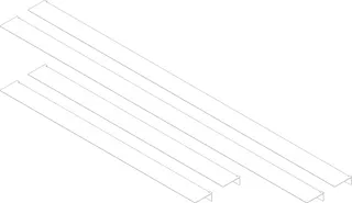 Dornbracht Bef. Montagewinkel Decke ERSATZTEILE 90172017100 1100 x 25 x 61,5 mm – Bild 2