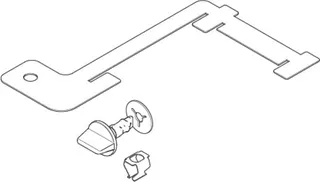 Dornbracht Halter Haltespange Leuchte ET 90172017400 104 x 0,7 x 127 mm