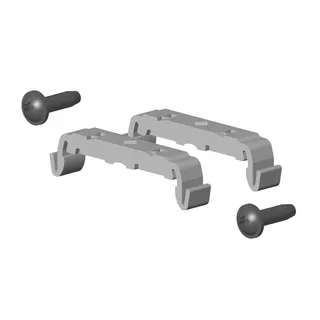 Dornbracht Bef. Befestigungssatz Montagefuss ERSATZTEILE 90175801700 43 x 7 x 11 mm – Bild 2