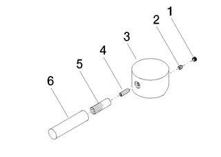 Dornbracht Gr. für Waschtisch Stand ERSATZTEILE 90206204500 90 x 145 x 90 mm Chrom – Bild 2