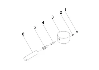 Dornbracht Griff ERSATZTEILE 90208804400 Chrom – Bild 2