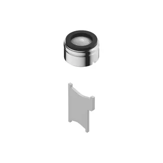 DO Luftsprudler Laminar mit Schlitz ET 90230102603 M24x1 - 11 l/min. Chrom