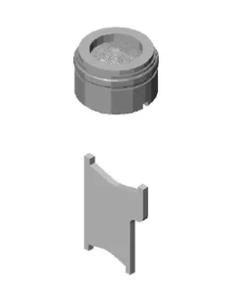 DO Luftsprudler ET 90230102603 M24x1 - 11 l/min. Platin gebürstet