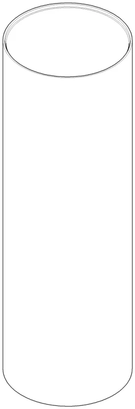 Dornbracht Gehäuse für Toilettenbürstengarnitur ET 90230150400 D 100 x 311 mm Chrom