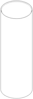 Dornbracht Gehäuse für Toilettenbürstengarnitur ET 90230150400 D 100 x 311 mm Chrom