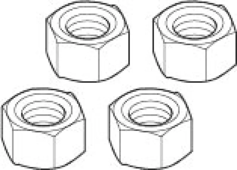 Dornbracht Befestigung Mutter ERSATZTEILE 90231007100 19 x 21 x 10 mm