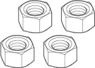 Dornbracht Befestigung Mutter ERSATZTEILE 90231007100 19 x 21 x 10 mm