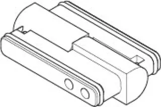 Dornbracht Gelenk für Bidet ERSATZTEILE 90240209500 60 x 36 x 15 mm Chrom