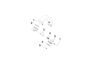Dornbracht Gelenk für Bidet ERSATZTEILE 90240210300 35 x 30 x 38 mm Chrom – Bild 2