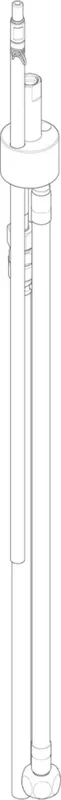 Dornbracht Nippel Set mit Schläuche ERSATZTEILE 90240323400 42 x 542 x 49 mm