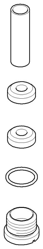Dornbracht Umrüstsatz für Umstellung ERSATZTEILE 90282201000 D 19 x 40 mm