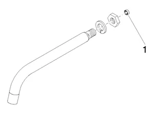 Dornbracht eMOTE Auslauf ERSATZTEILE 90282212200 222 x 33 x 71 mm Chrom – Bild 2