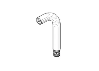 Dornbracht Rohr ERSATZTEILE 90282218600 245 x 125 x 135 mm Platin gebürstet – Bild 2