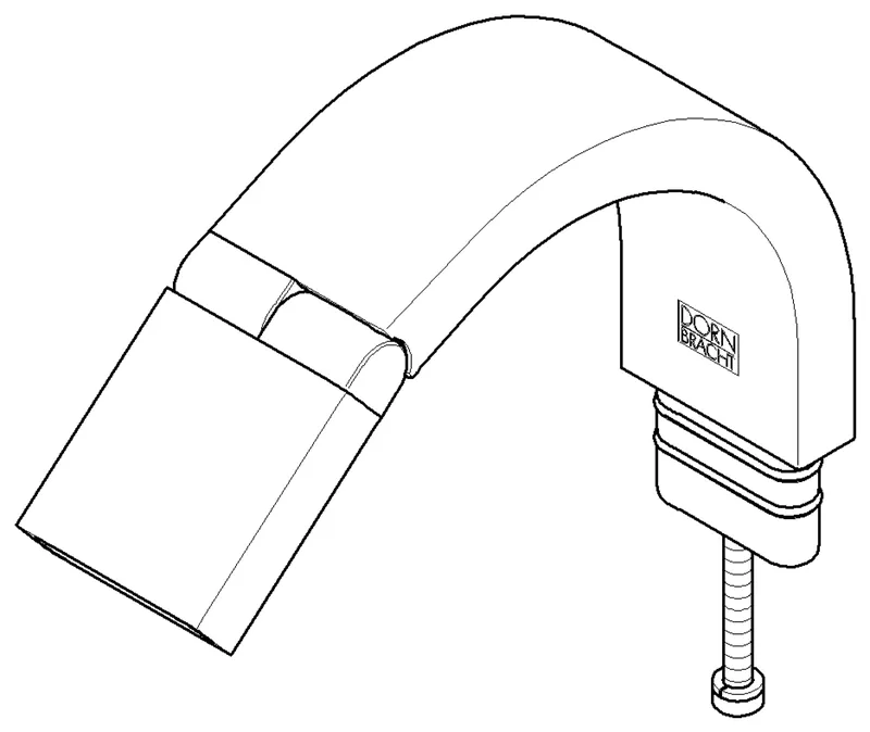 Dornbracht Auslauf ERSATZTEILE 90282226500 35 x 125 x 128 mm Cyprum