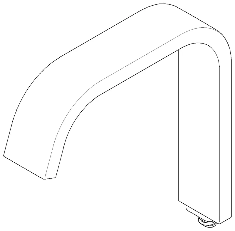 Dornbracht Auslauf ERSATZTEILE 90282226600 35 x 166 x 161 mm Chrom