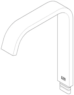 Dornbracht Auslauf ERSATZTEILE 90282226700 176 x 235 x 35 mm Chrom
