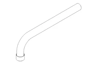 Dornbracht Auslauf ERSATZTEILE 90282507600 D 22 x 256 mm Chrom – Bild 2