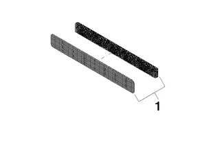 Dornbracht WaterFall Einsatz Sieb ERSATZTEILE 90293004000 158,6 x 20,70 x 0,8 mm – Bild 2