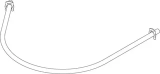 Dornbracht Schl. mit Sicherungsringen ET 90300306300 D 6 x 1 x 1000 mm