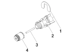 Dornbracht Reguliereinsatz Regler Thermostat komplett ERSATZTEILE 90304000600 – Bild 2