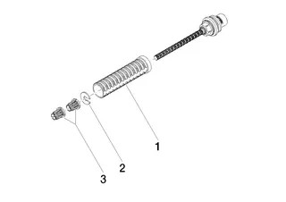 Dornbracht Oberteil, linksschließend ERSATZTEILE 90900312600 3/4" – Bild 2