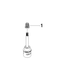 Dornbracht Oberteil Temperieroberteil ERSATZTEILE 90900316000 – Bild 2