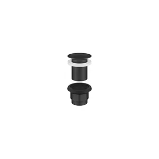 DO Siebventil SERIENNEUTRAL 10110970 1 1/4" Schwarz matt