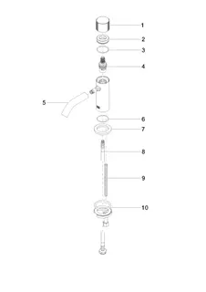 Dornbracht Standventil, Kaltwasser META 17500660 Chrom – Bild 4