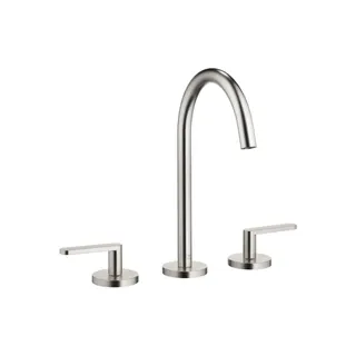 Dornbracht Waschtisch-3-Lochbatt. mit Ablaufgarnitur META 20713661 Platin gebürstet