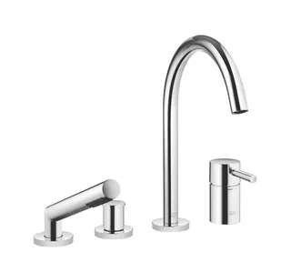 Dornbracht Wannen-Vierlochbatt. f.W.-randmont. META 27632661 Chrom – Bild 2