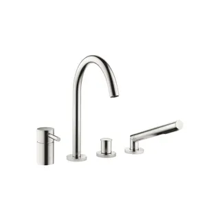 Dornbracht Wannen-Vierlochbatt. f.W.-randmont. META 27632661 Platin gebürstet