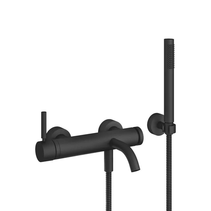 Dornbracht Wannen-Einhandbatterie für Wandmontage META 33233660 Schwarz matt