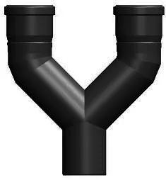 comfort-Hosenformteil D110/ 2x DN60 Nr. 603306CBS